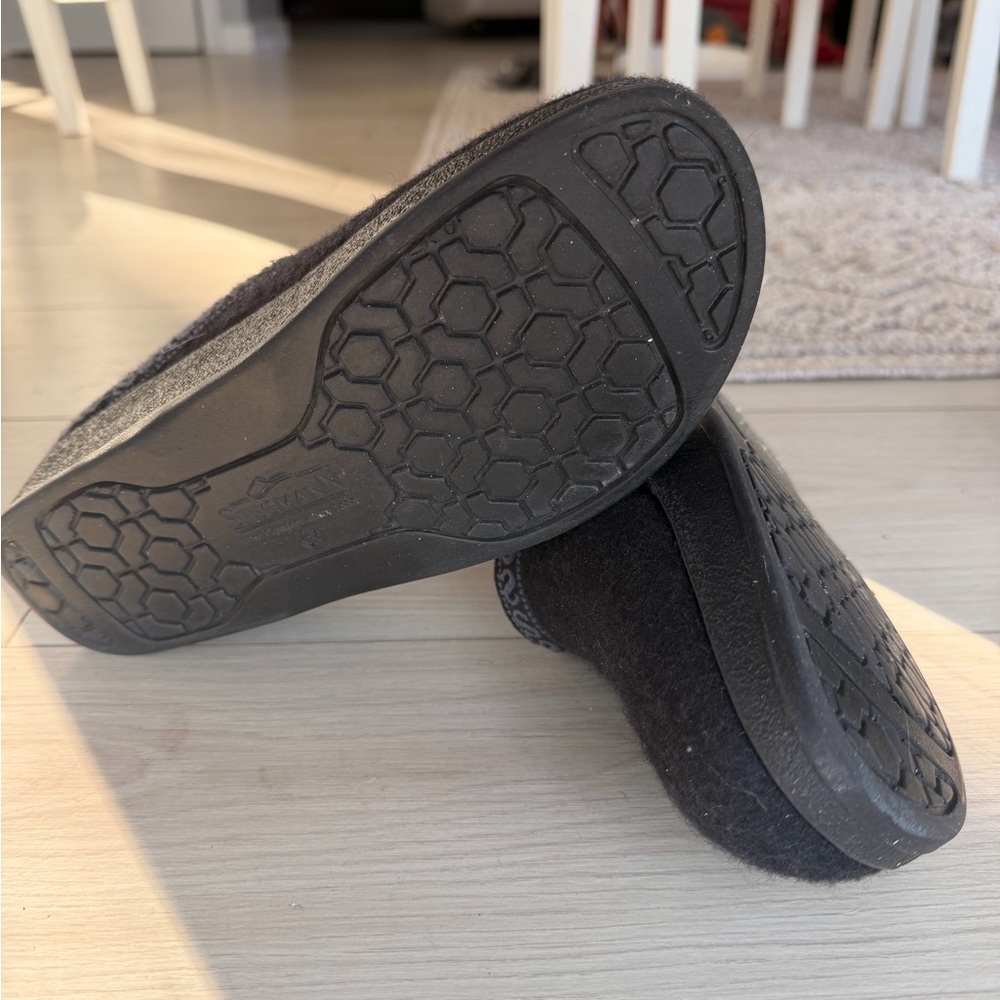 Stegmann Women's Black Wool Mules - Picture 3 of 6